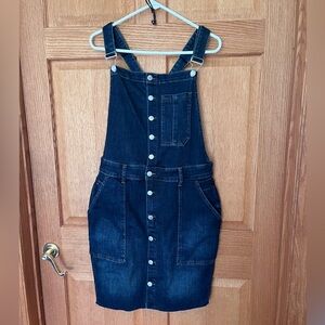 Judy blue NWT strechy denim jean bid overall dress